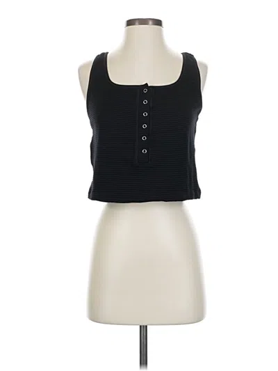 Pre-owned Torrid Tank Top Black Halter Neckline Tops