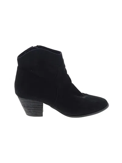 Pre-owned Carlos By Carlos Santana Ankle Boots In Black