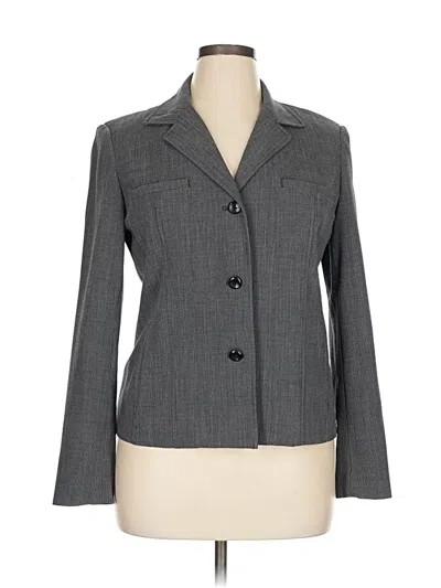 Pre-owned Rafaella Blazer Jacket In Gray