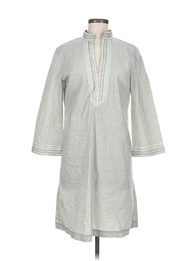 Pre-owned Tory Burch Casual Dress In Gray