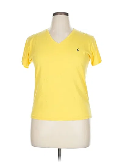 Pre-owned Ralph Lauren Sport Short Sleeve T-shirt In Yellow