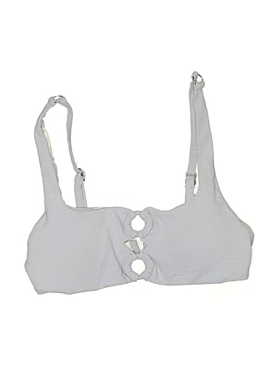 Pre-owned Maaji Swimsuit Top Gray Swimwear