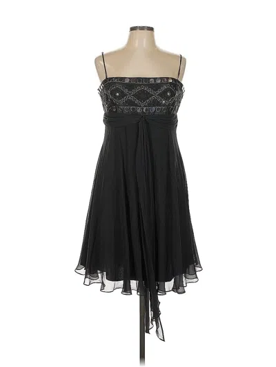 Pre-owned Bcbgmaxazria Cocktail Dress In Black