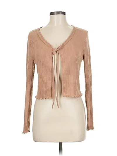 Pre-owned Gaze Cardigan Sweater In Brown