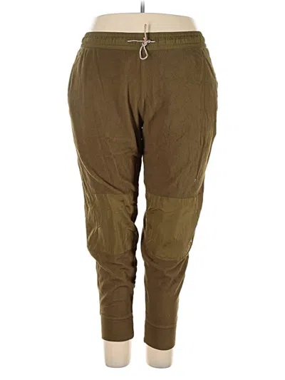 Pre-owned Under Armour Active Pants In Brown
