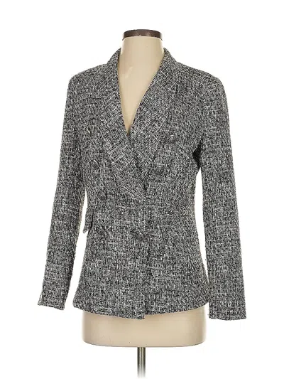 Pre-owned Aqua Blazer Jacket In Gray