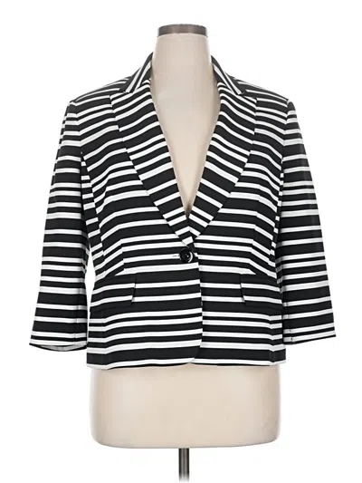 Pre-owned Kasper Blazer Jacket In Black