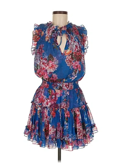 Pre-owned Misa Cocktail Dress In Blue