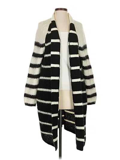 Pre-owned Allsaints Cardigan Sweater In Black