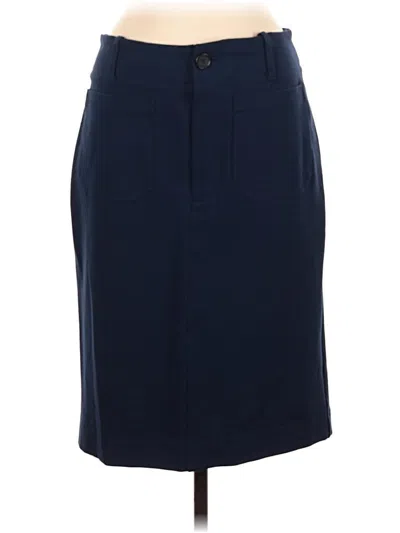Pre-owned Maeve By Anthropologie Formal Skirt In Blue