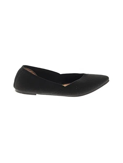 Pre-owned Cynthia Rowley Flats In Black