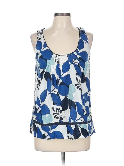 Pre-owned American Eagle Outfitters Sleeveless Blouse In Blue