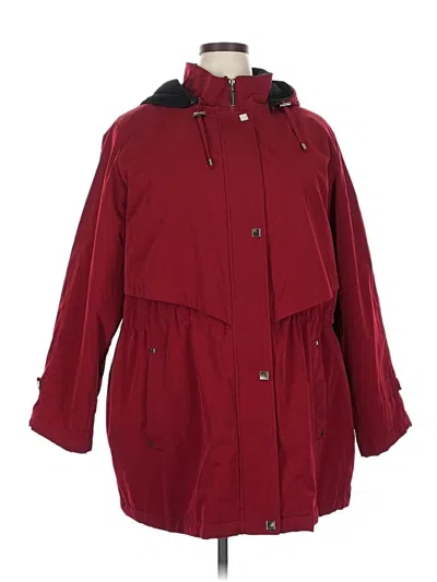 Pre-owned Liz Claiborne Coat In Red