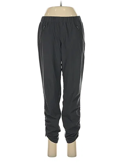 Pre-owned Athleta Track Pants In Black