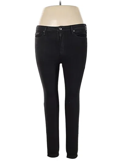 Pre-owned Good American Jeans In Black