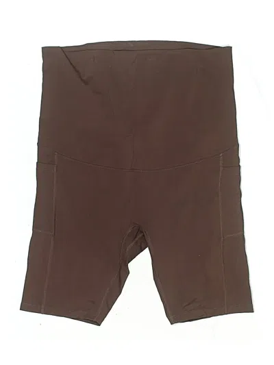 Pre-owned Poshdivah Athletic Shorts In Brown