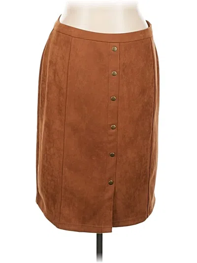 Pre-owned Retrology Casual Skirt In Brown