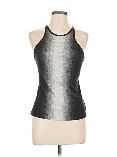 Pre-owned Nike Sleeveless Top Silver Halter Neckline Tops
