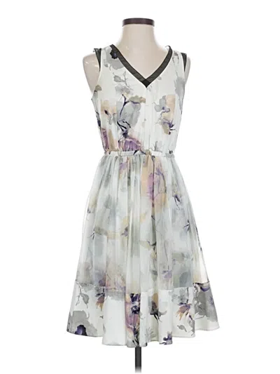 Pre-owned Simply Vera Vera Wang Cocktail Dress In Gray