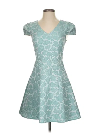 Pre-owned Assorted Brands Cocktail Dress In Blue