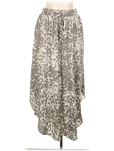 Pre-owned Simply Vera Vera Wang Casual Skirt In Gray