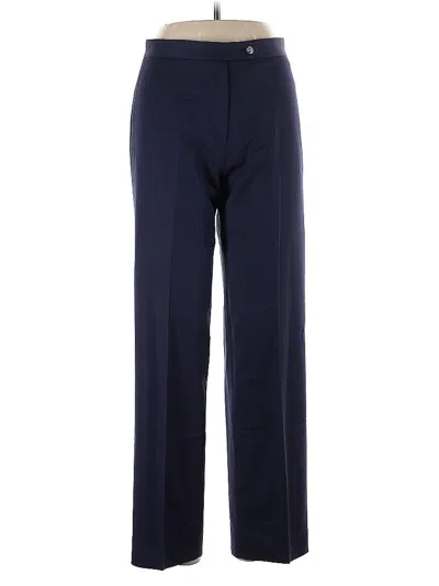 Pre-owned Davide Cenci Wool Pants In Blue