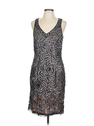 Pre-owned Sue Wong Cocktail Dress In Gray