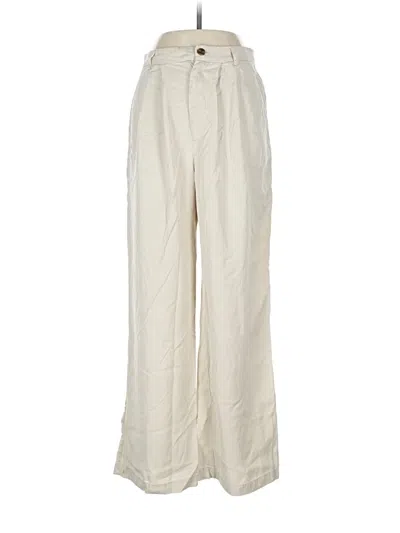 Pre-owned Reformation Casual Pants In White