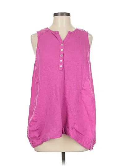 Pre-owned Jjill Sleeveless T-shirt In Pink