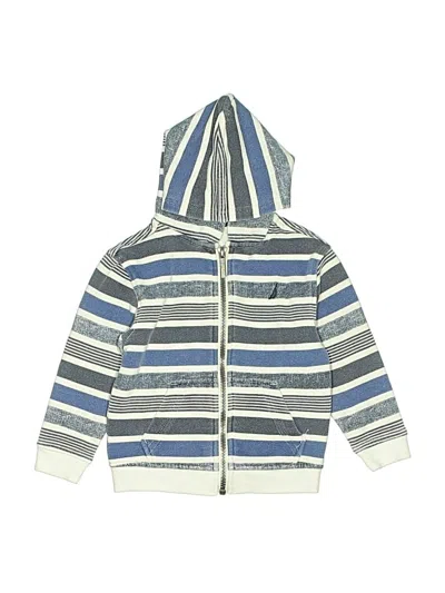 Pre-owned Nautica Kids' Zip Up Hoodie In Blue