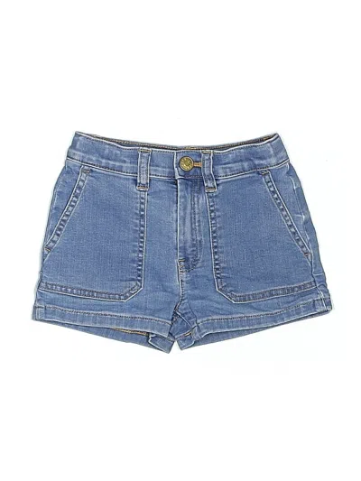Pre-owned Crewcuts Kids' Denim Shorts In Blue