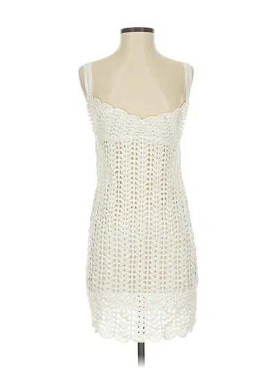 Pre-owned Unbranded Cocktail Dress In White