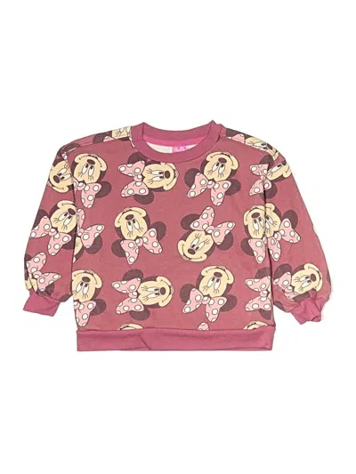 Pre-owned Disney Kids' Sweatshirt In Pink