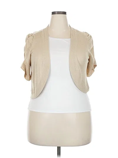 Pre-owned Lane Bryant Shrug In Brown