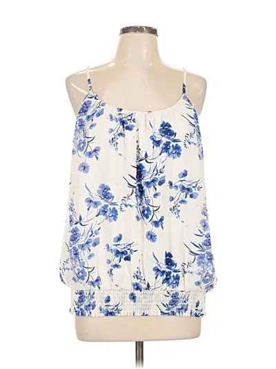 Pre-owned Nine Britton Sleeveless Blouse In White