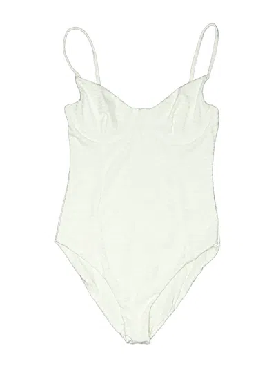 Pre-owned Onia One Piece Swimsuit In White