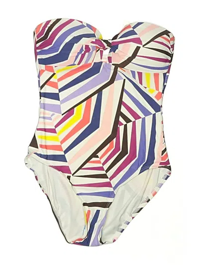 Kate Spade New York One Piece Swimsuit In White