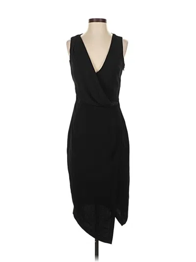 Pre-owned Asos Design Cocktail Dress In Black
