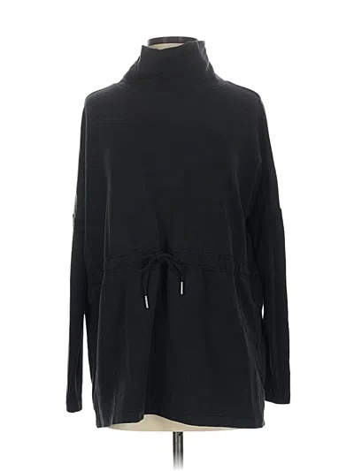 Pre-owned Athleta Turtleneck Sweater In Black