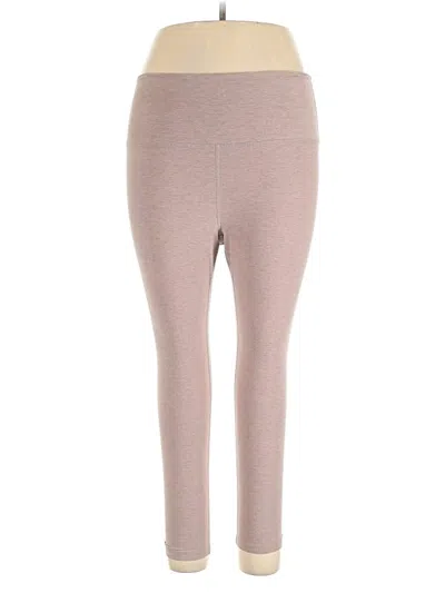 Pre-owned Beyond Yoga Active Pants In Brown