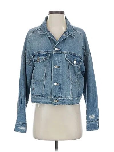 Pre-owned &denim By H&m Denim Jacket In Blue