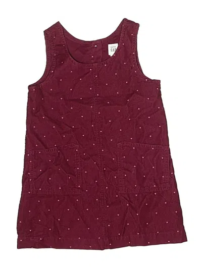 Pre-owned Baby Gap Kids' Dress In Burgundy