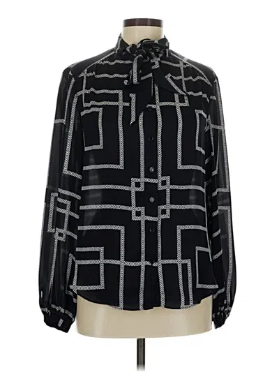 Pre-owned Joie Long Sleeve Blouse In Blue