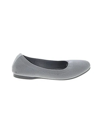 Pre-owned Cushionaire Flats In Gray