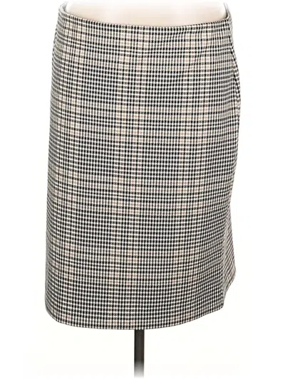 Pre-owned Ann Taylor Factory Formal Skirt In Gray