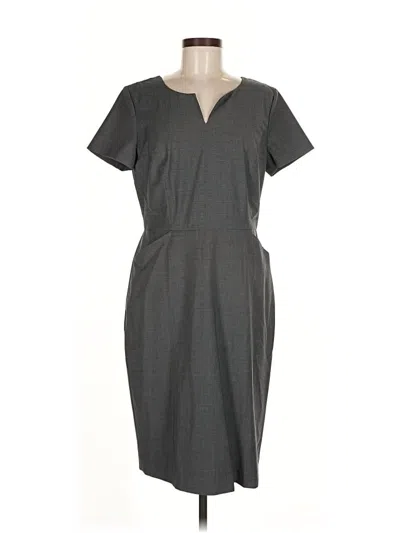 Pre-owned Talbots Casual Dress In Gray