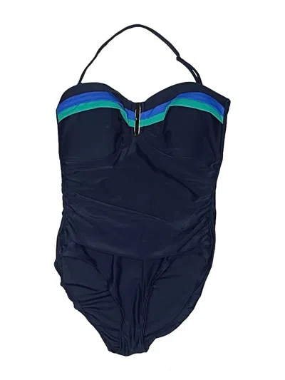 Pre-owned Shore Shapes One Piece Swimsuit In Blue