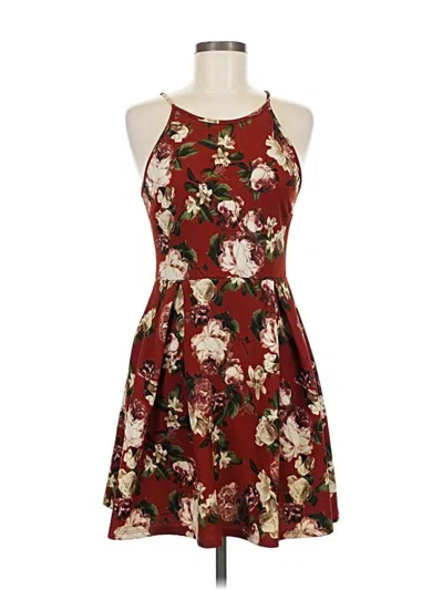 Pre-owned Soprano Cocktail Dress In Burgundy