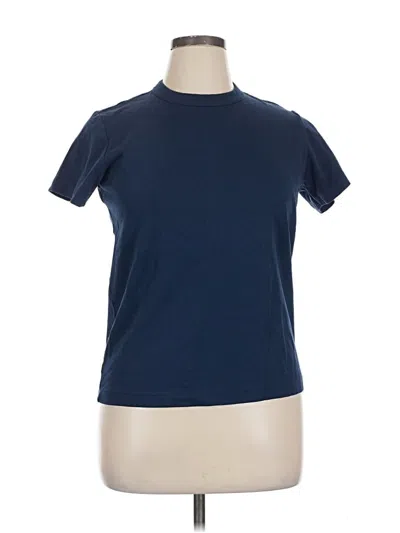 Pre-owned Uniqlo U Short Sleeve T-shirt In Blue