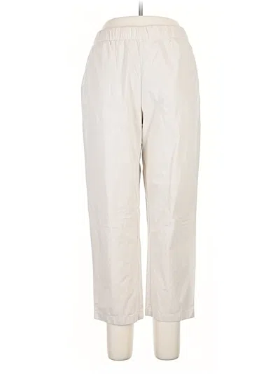 Pre-owned Uniqlo Casual Pants In White